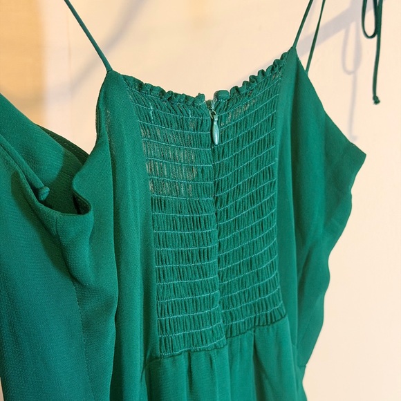 Reformation Juliette Dress Emerald - Picture 3 of 7